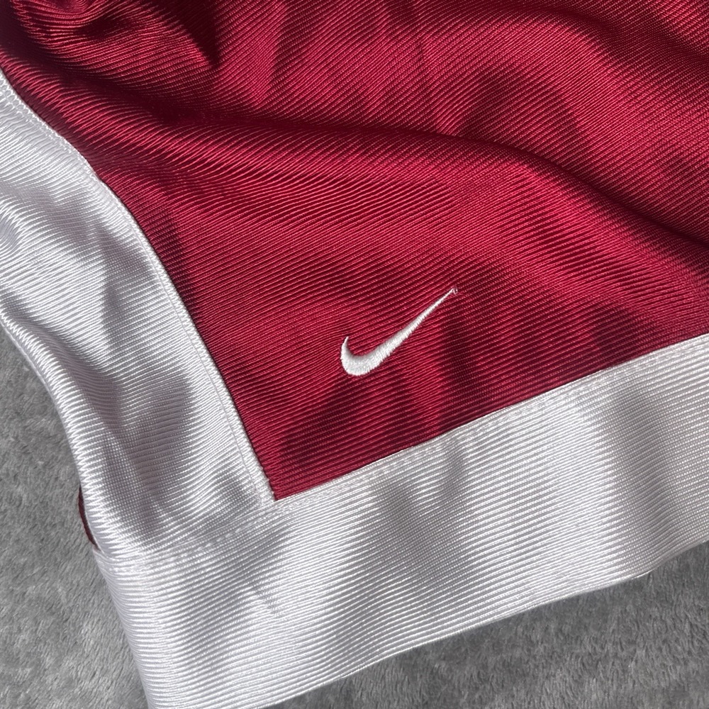 Vintage Alabama Crimson Tide Nike Team Basketball Shorts M Shiny Silky Dazzle - Picture 3 of 10